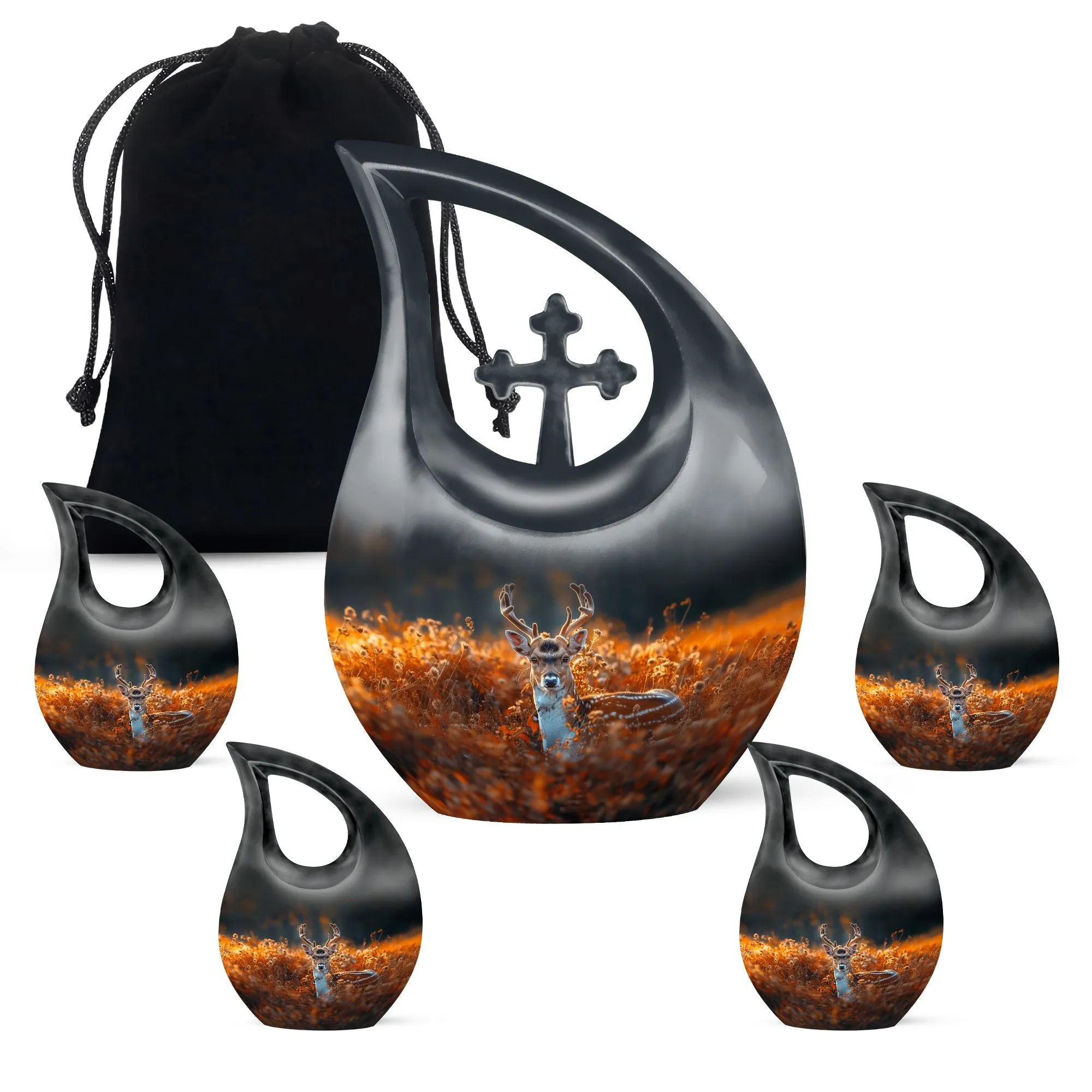 Deer Themed Cremation Urn -Affordable Solution For Memorializing