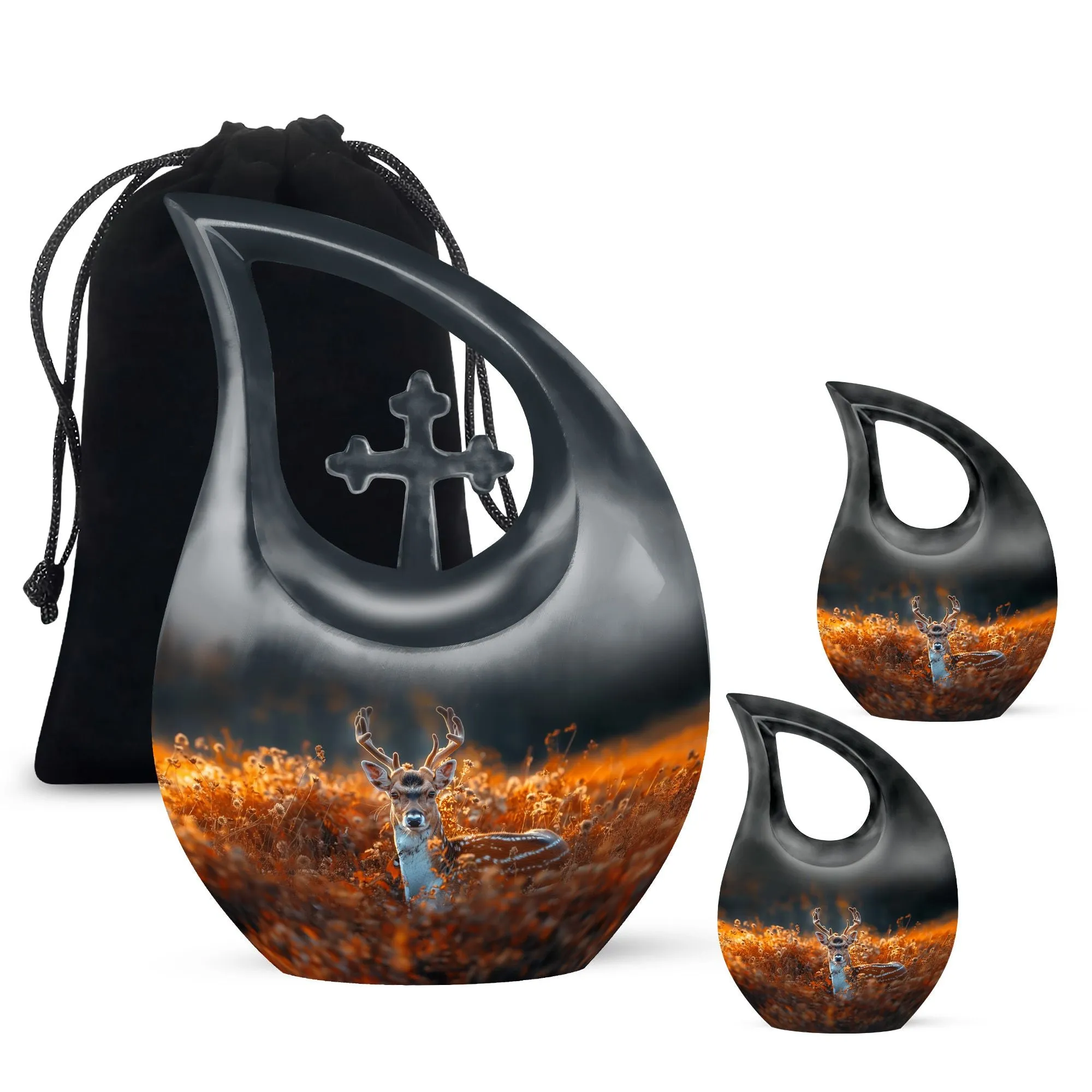 Deer Themed Cremation Urn -Affordable Solution For Memorializing