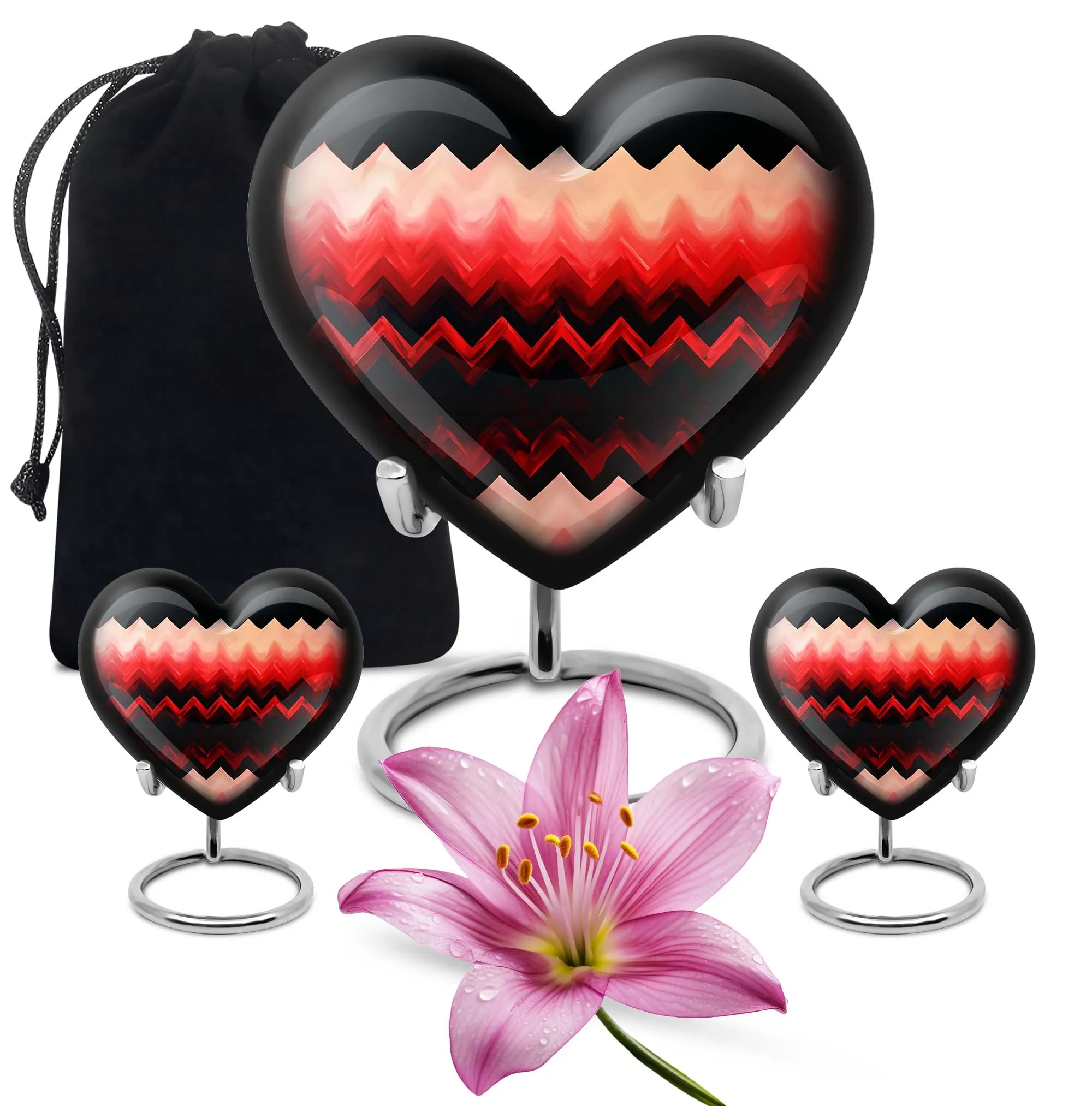 Devotion Pattern Urn: Memorial for Mother's Eternal Peace