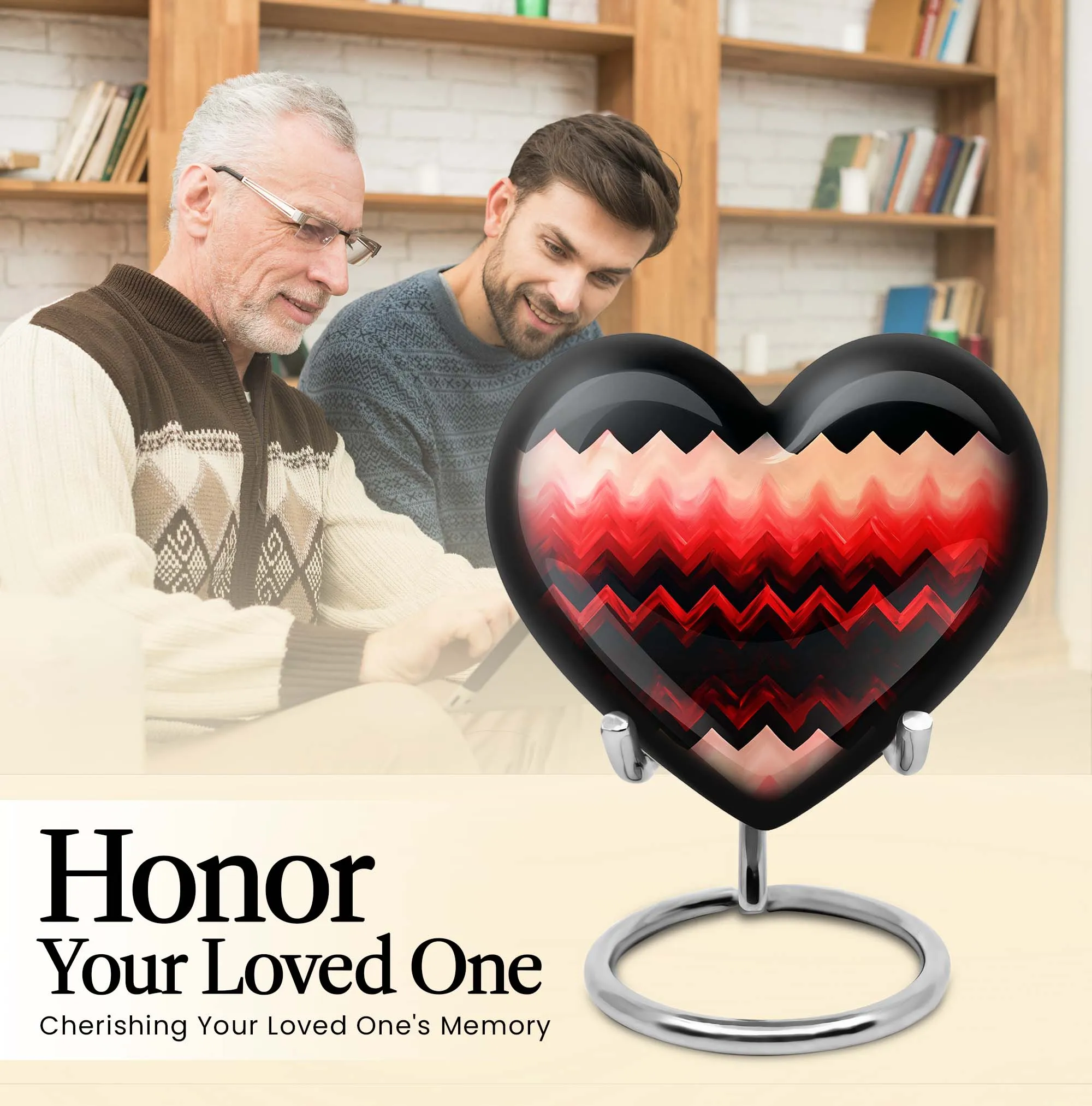 Devotion Pattern Urn: Memorial for Mother's Eternal Peace