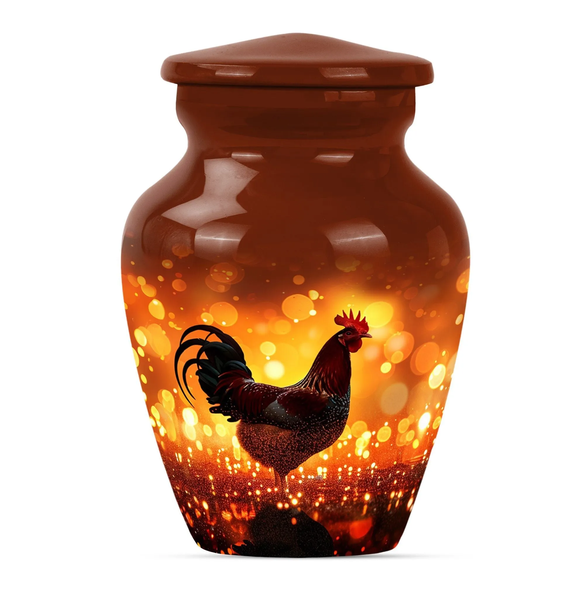 Dignified Chicken Memorial Large Urn for Peaceful Last Journey