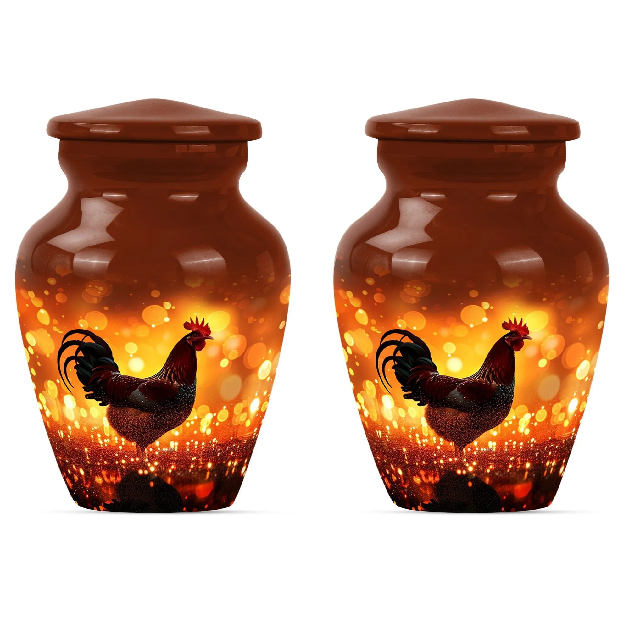 Dignified Chicken Memorial Large Urn for Peaceful Last Journey