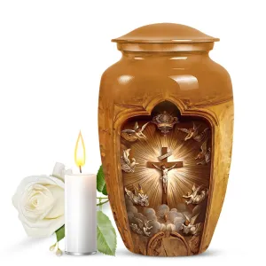 Dignified Departure- Catholic Burial Custom Memorial Urn