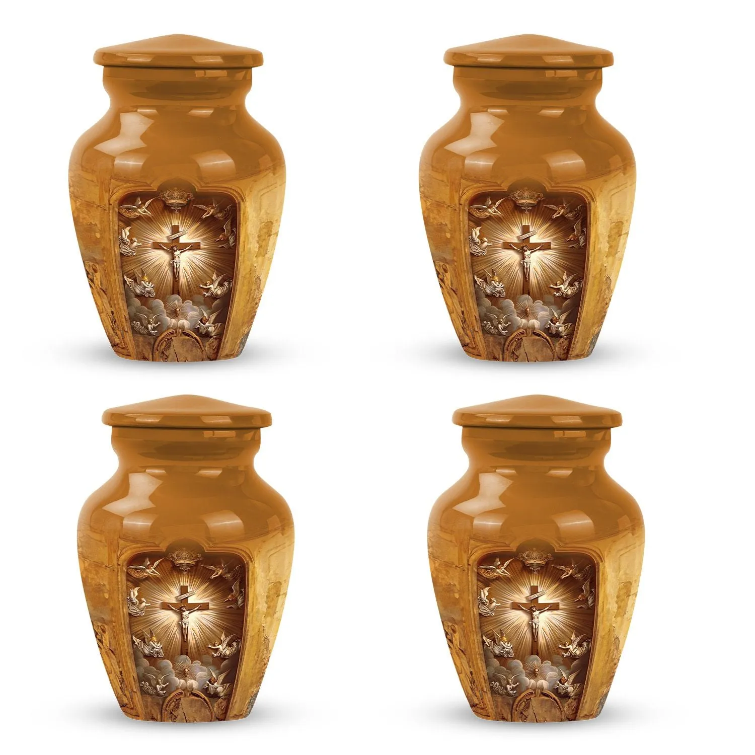Dignified Departure- Catholic Burial Custom Memorial Urn