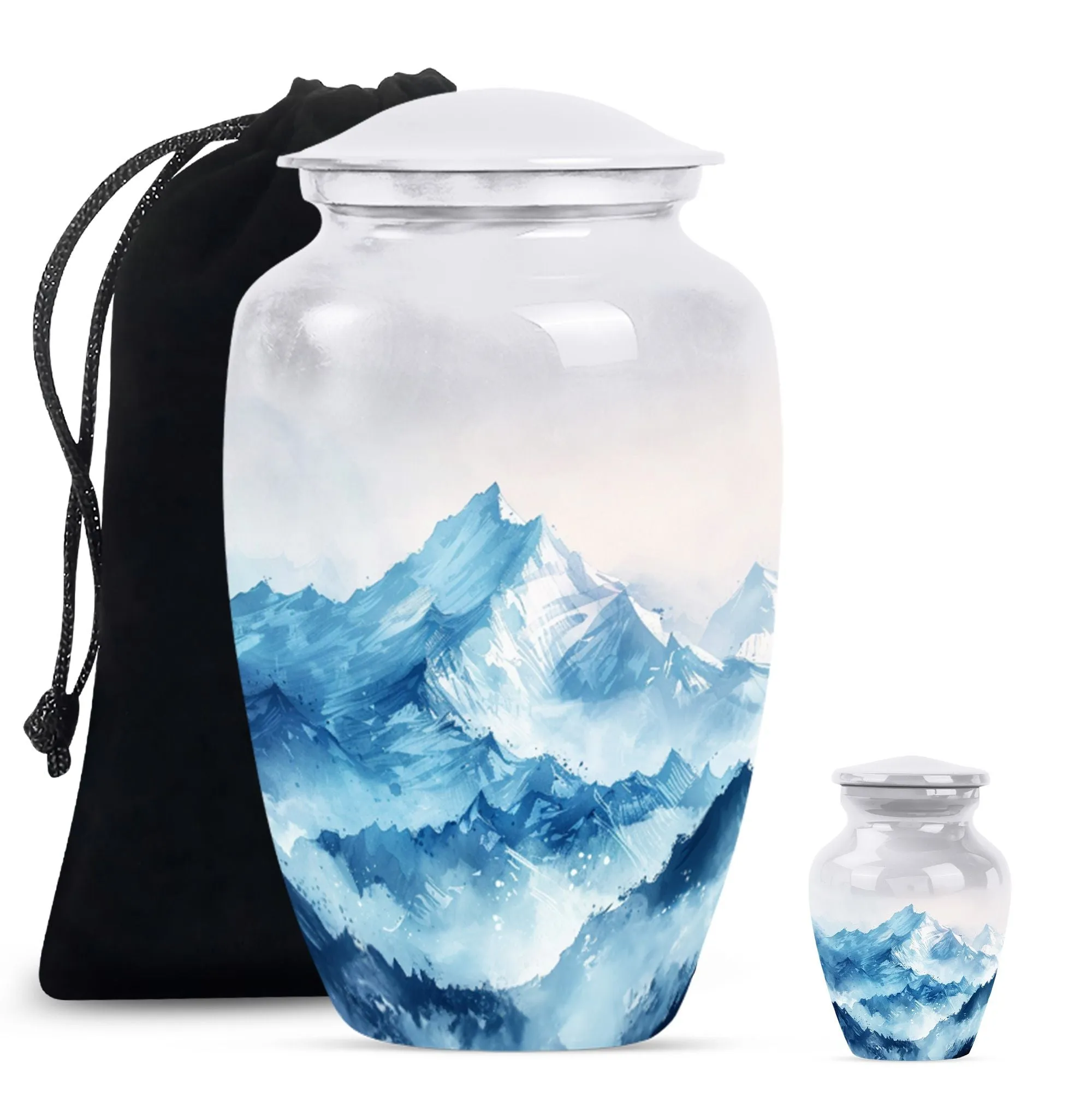 Dignified Farewell: Mountains Memorial Urn For Human Ashes