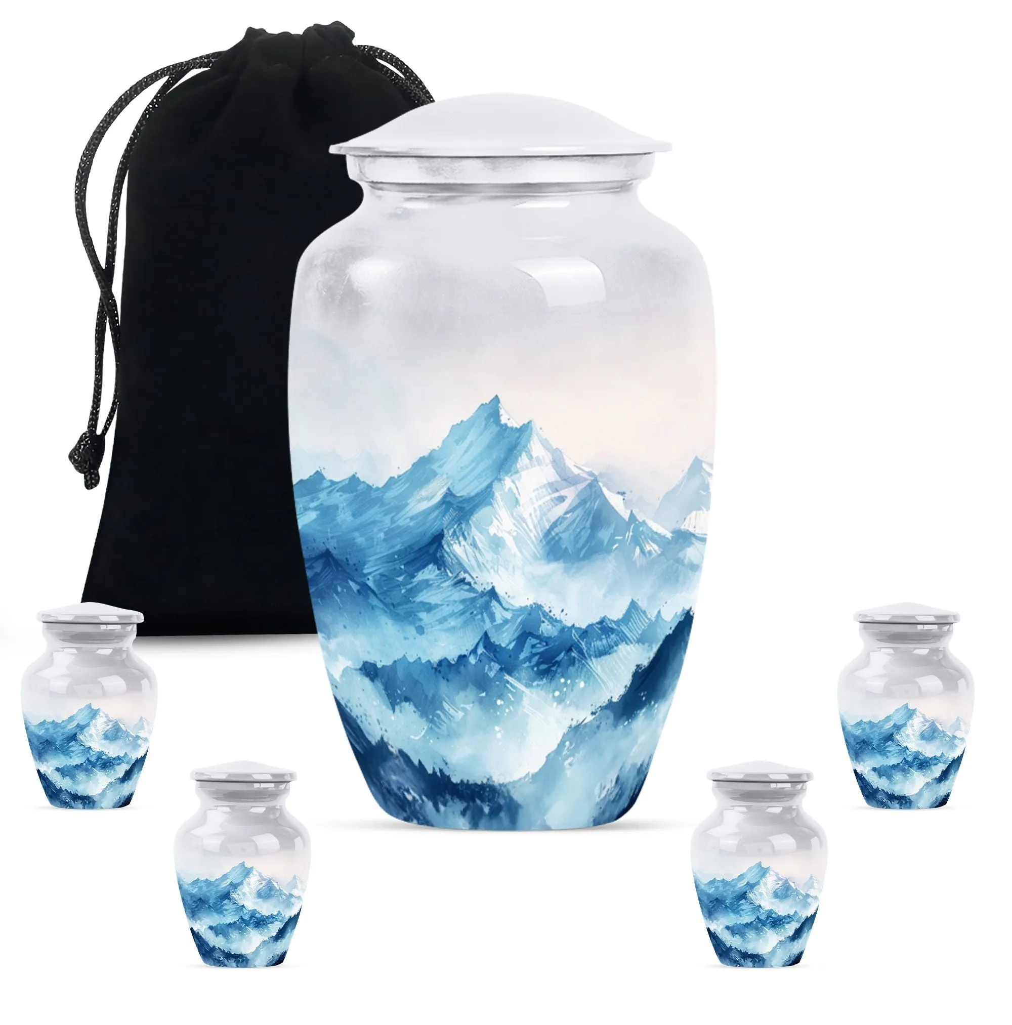 Dignified Farewell: Mountains Memorial Urn For Human Ashes