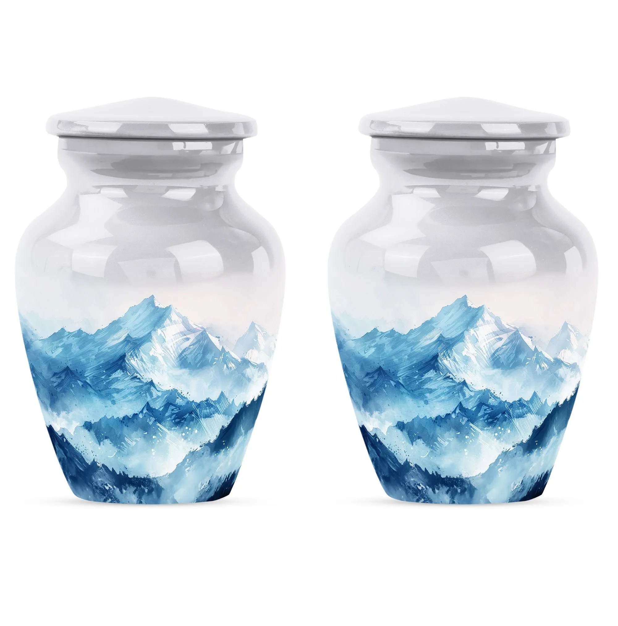 Dignified Farewell: Mountains Memorial Urn For Human Ashes