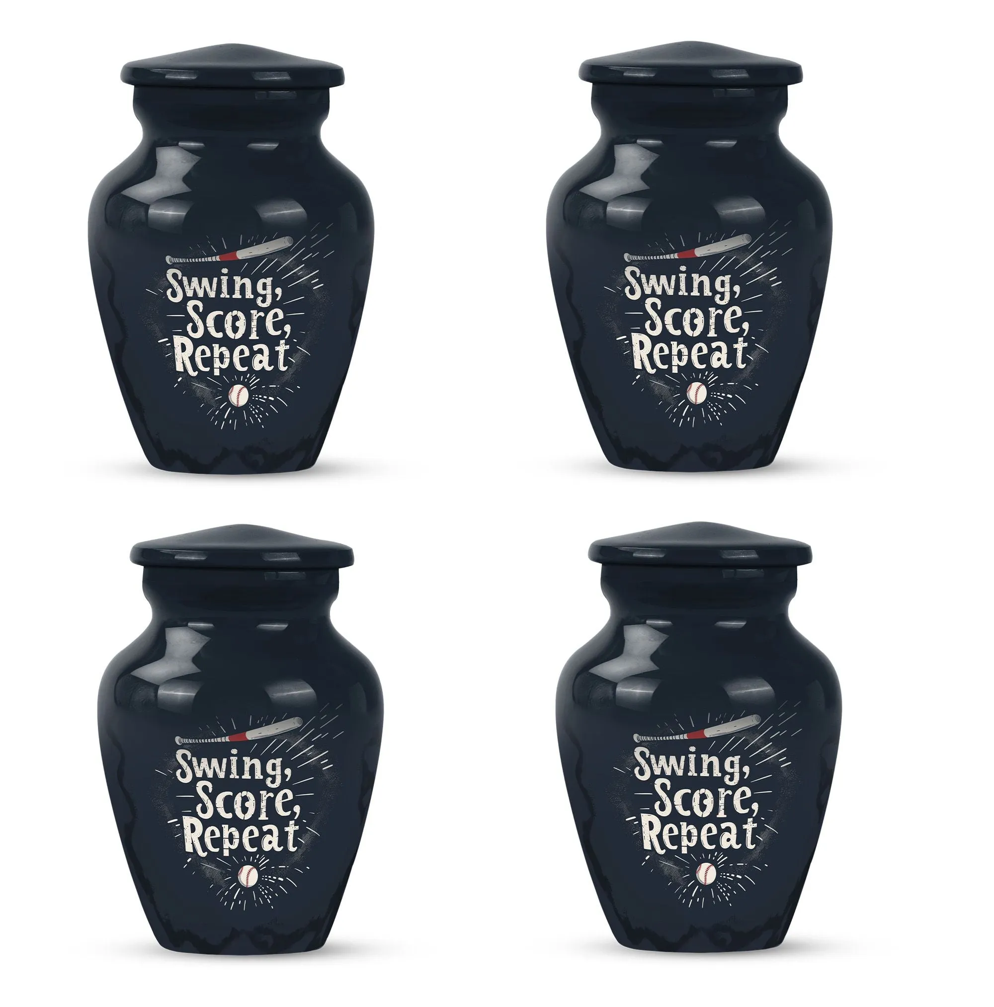 Distinguished Memorial Urn: Baseball Tributes, Dual Fit Female