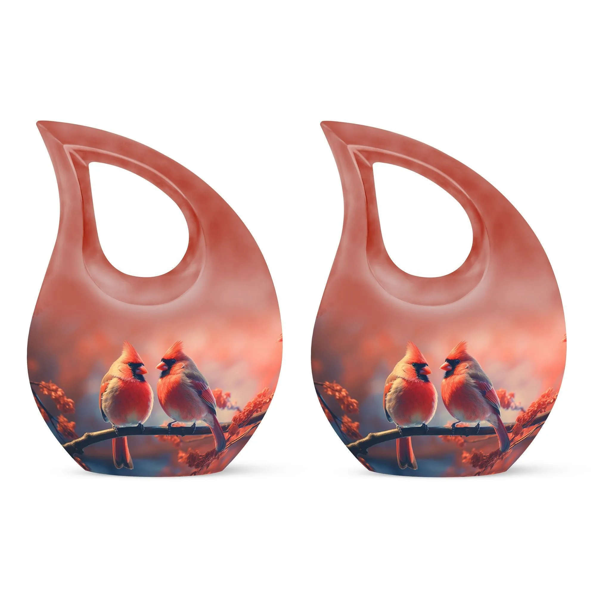 Divine Destiny - Cardinal Bird Memorial Urn