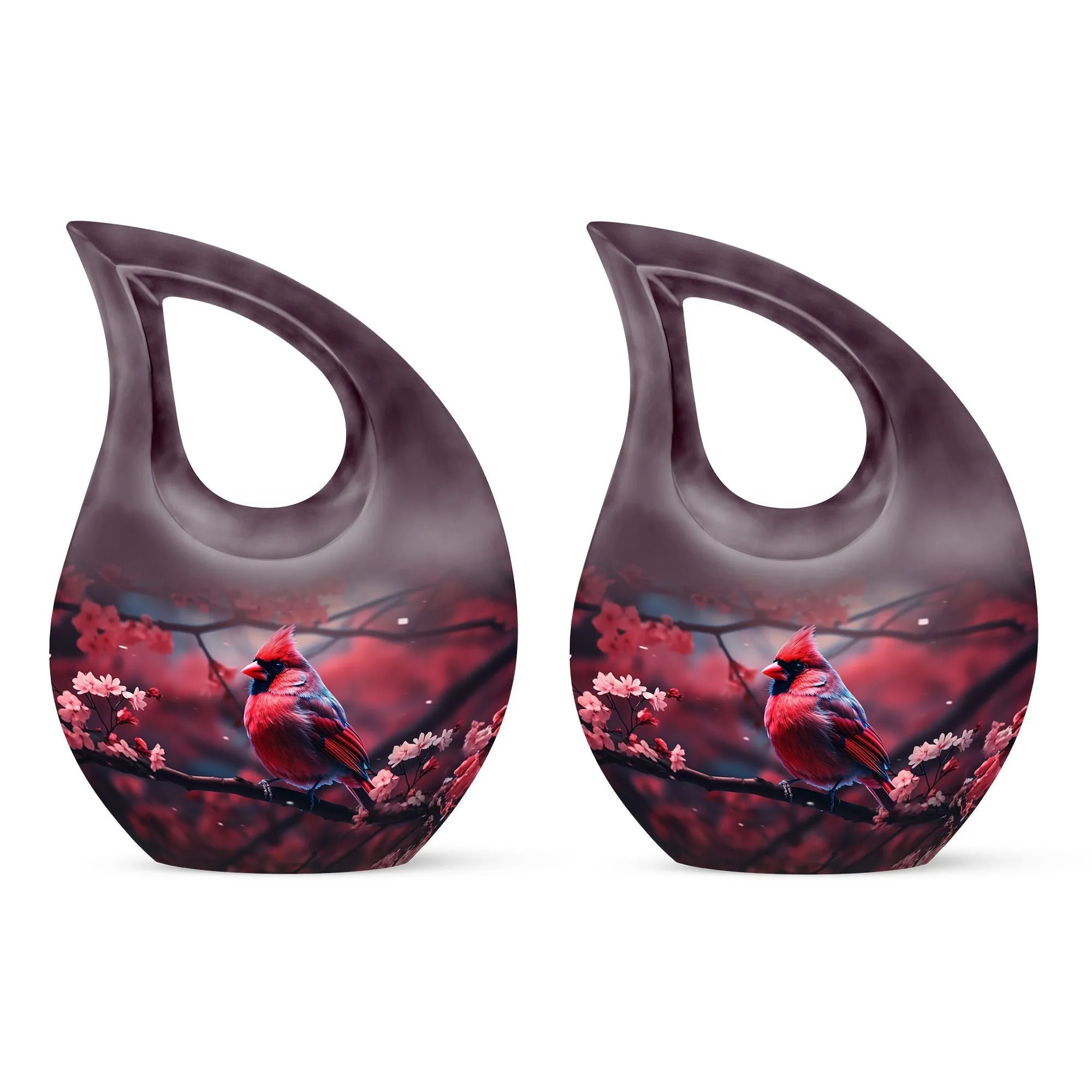 Divine Destiny - Cardinal Bird Memorial Urn