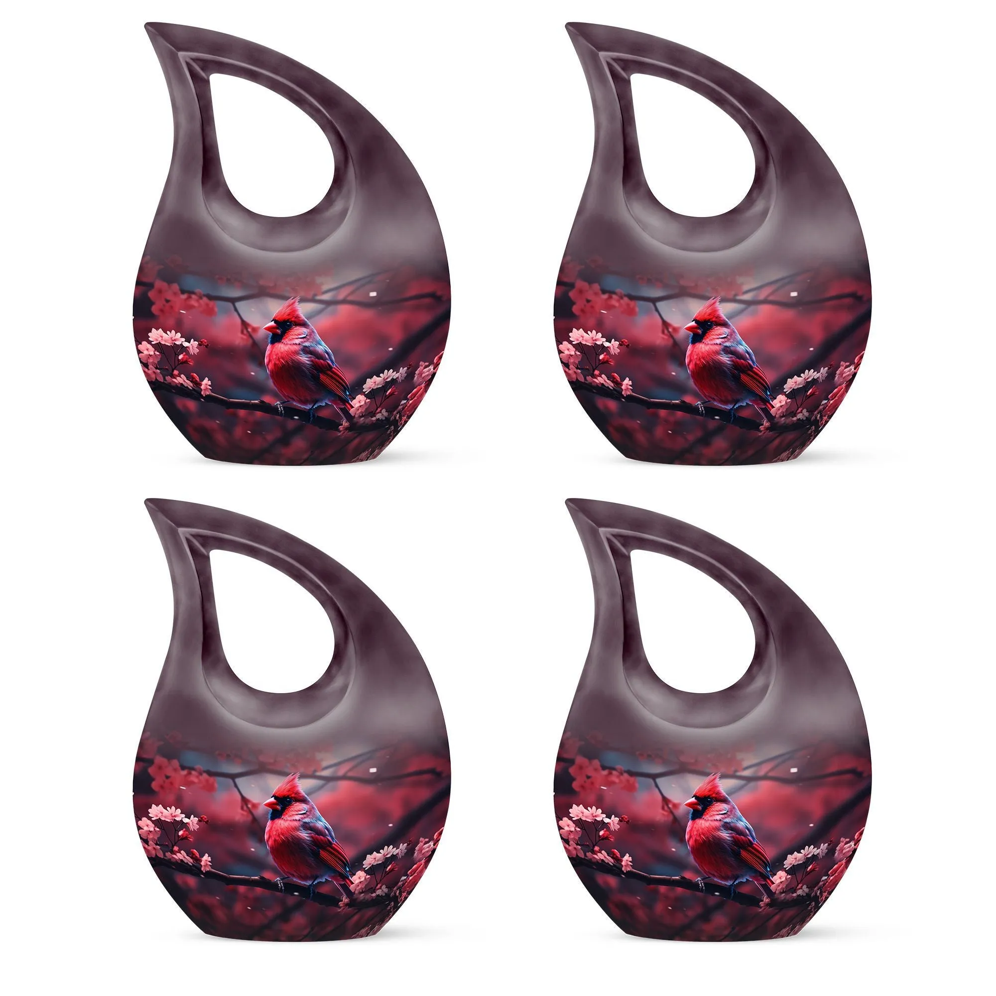 Divine Destiny - Cardinal Bird Memorial Urn