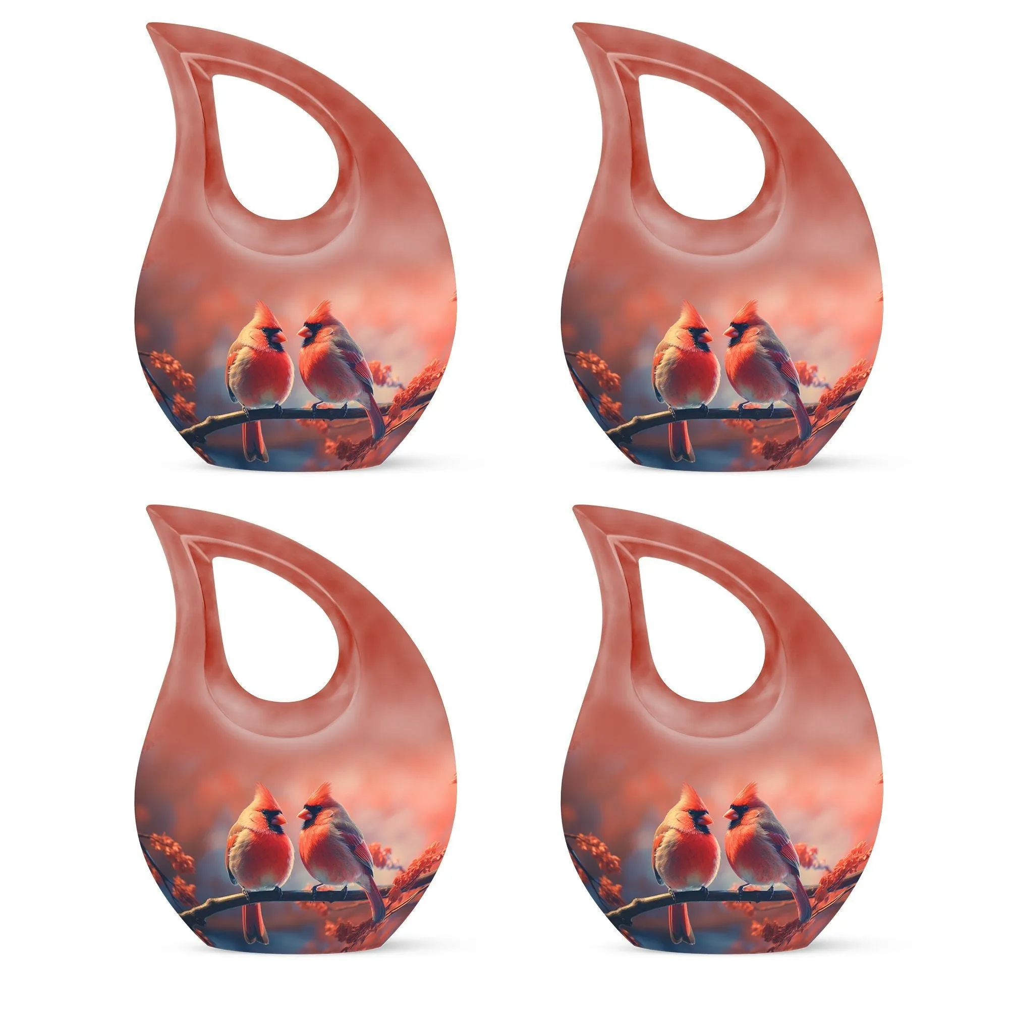 Divine Destiny - Cardinal Bird Memorial Urn