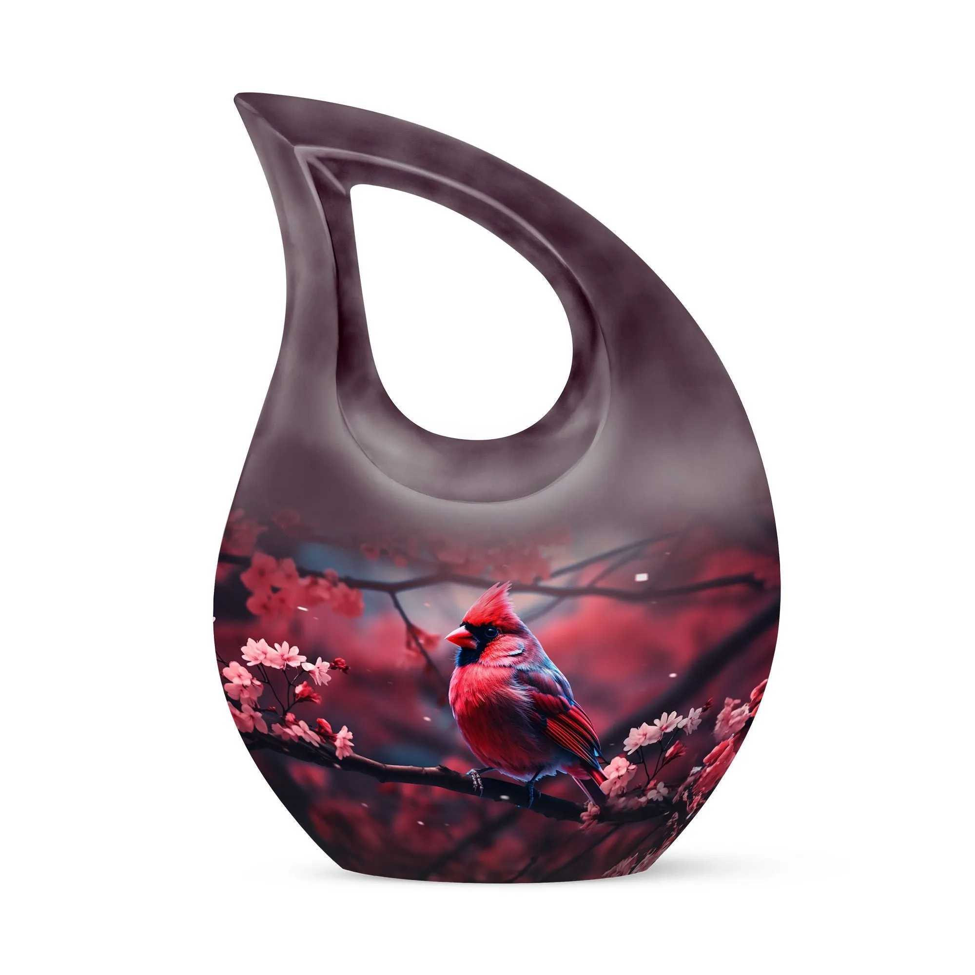 Divine Destiny - Cardinal Bird Memorial Urn