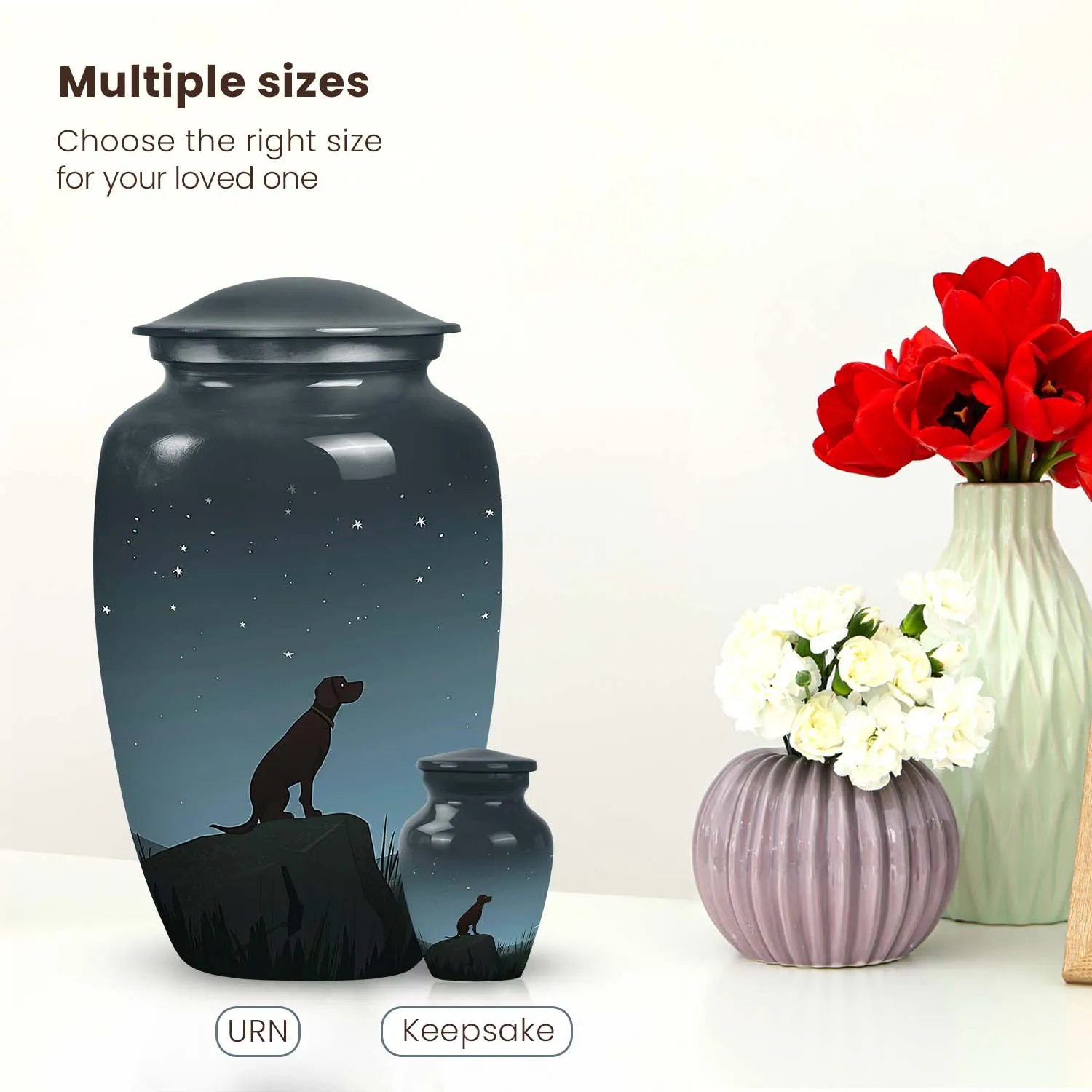 Dog Pet Cremation Mini Urn For Ashes