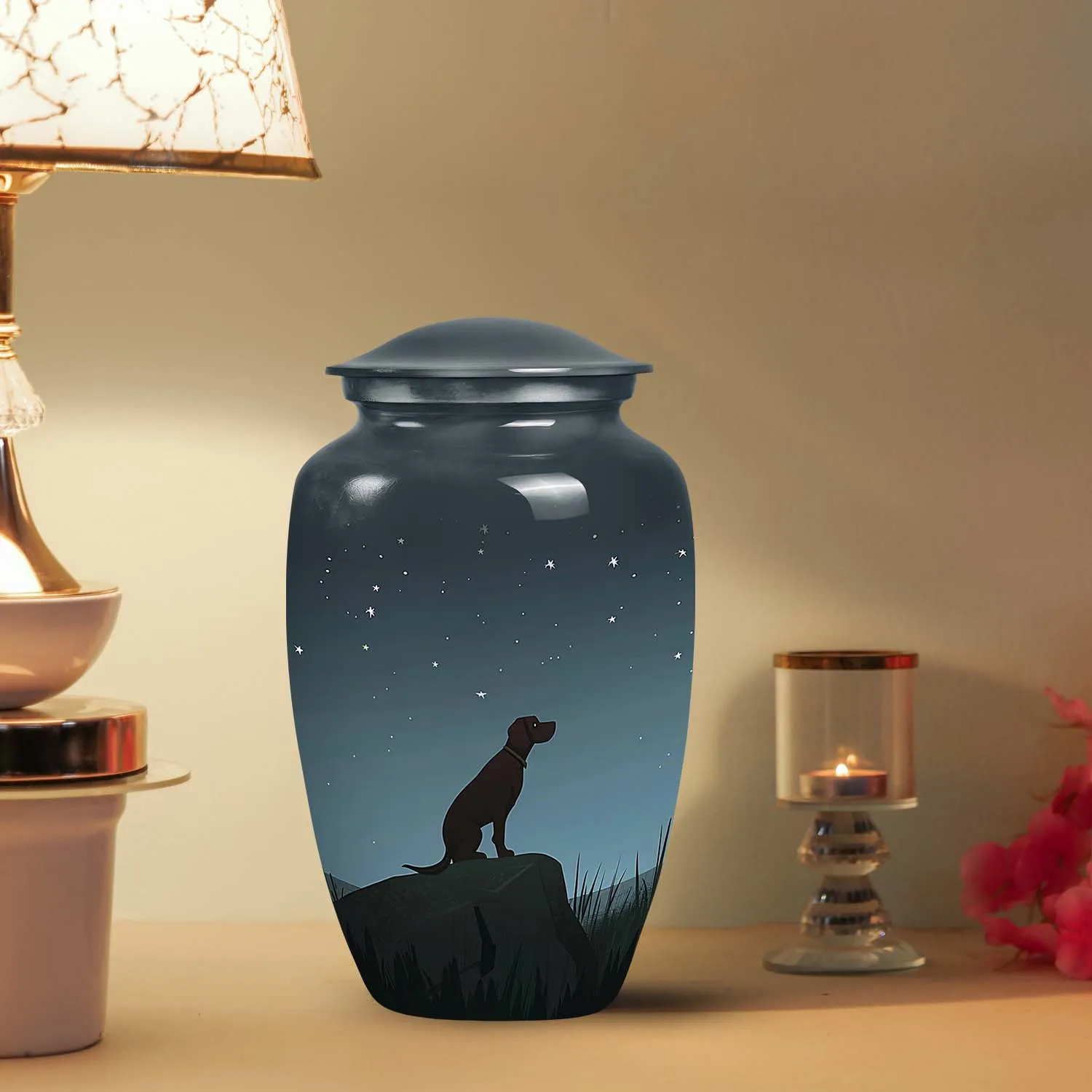 Dog Pet Cremation Mini Urn For Ashes
