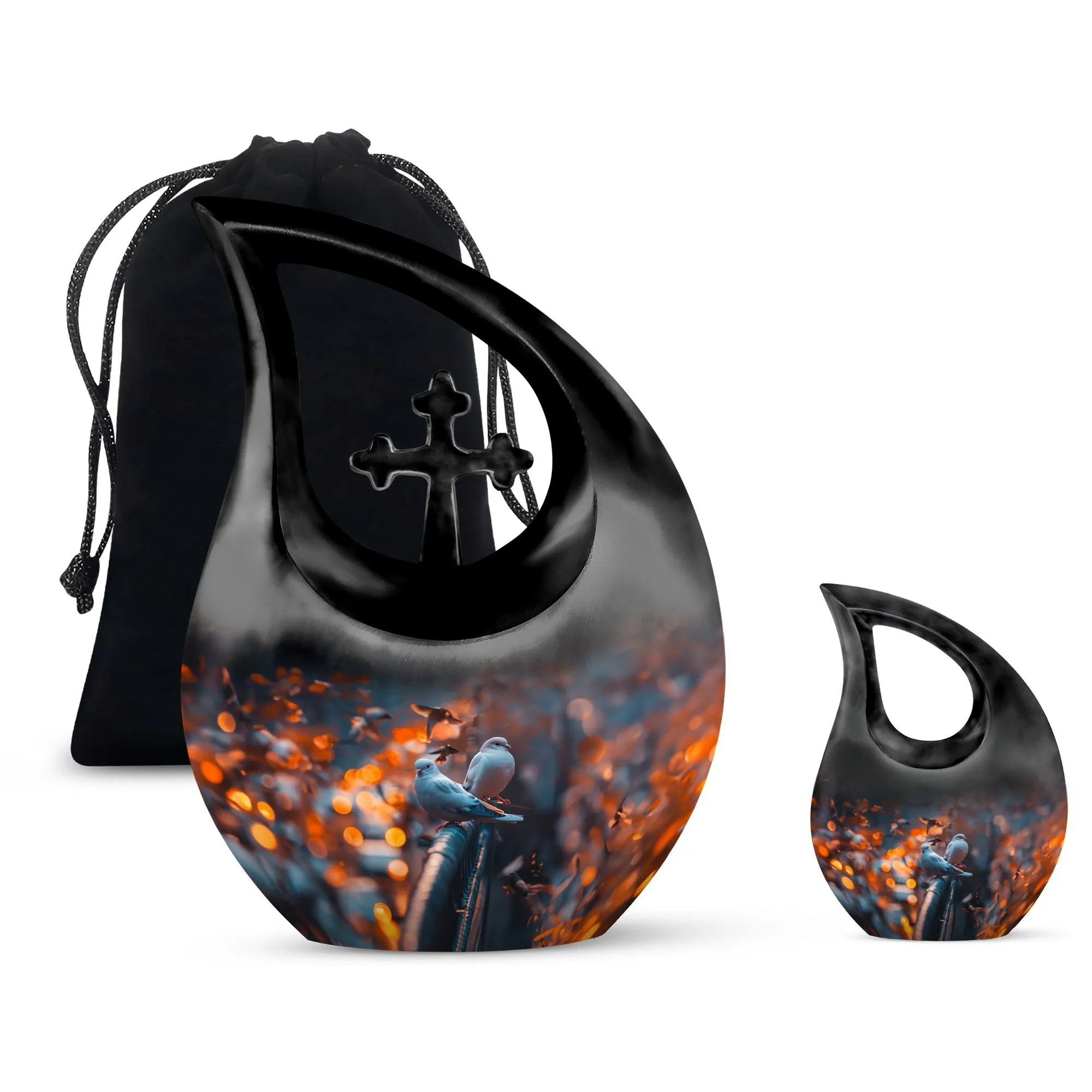 Dove Cremation Urn For Ashes Adult Male Memorial & Funeral Urn