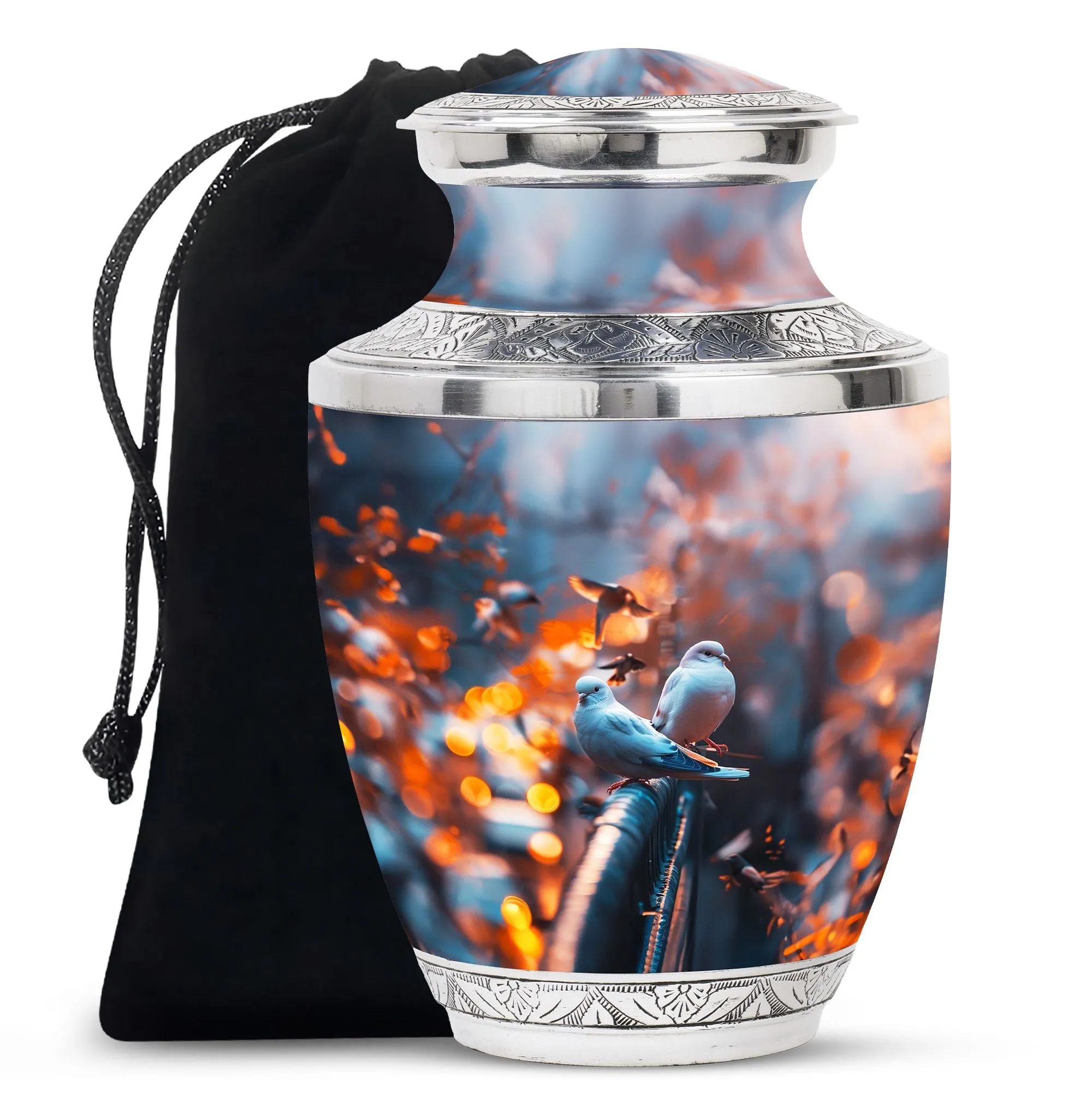 Dove Cremation Urn For Ashes Adult Male Memorial & Funeral Urn