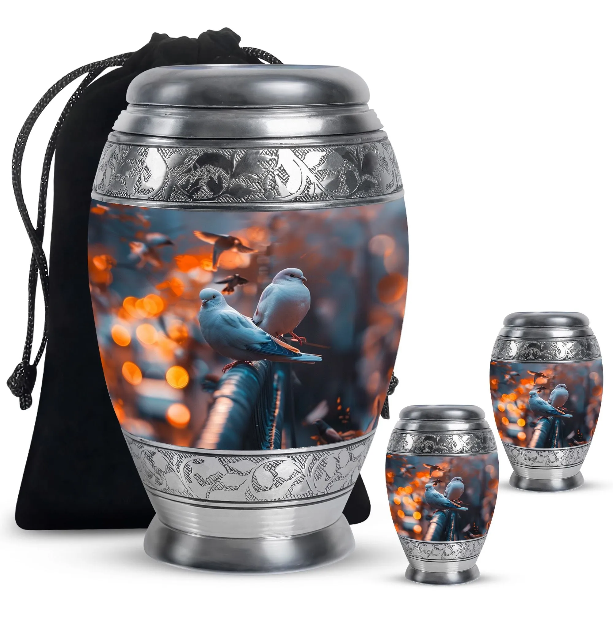 Dove Cremation Urn For Ashes Adult Male Memorial & Funeral Urn