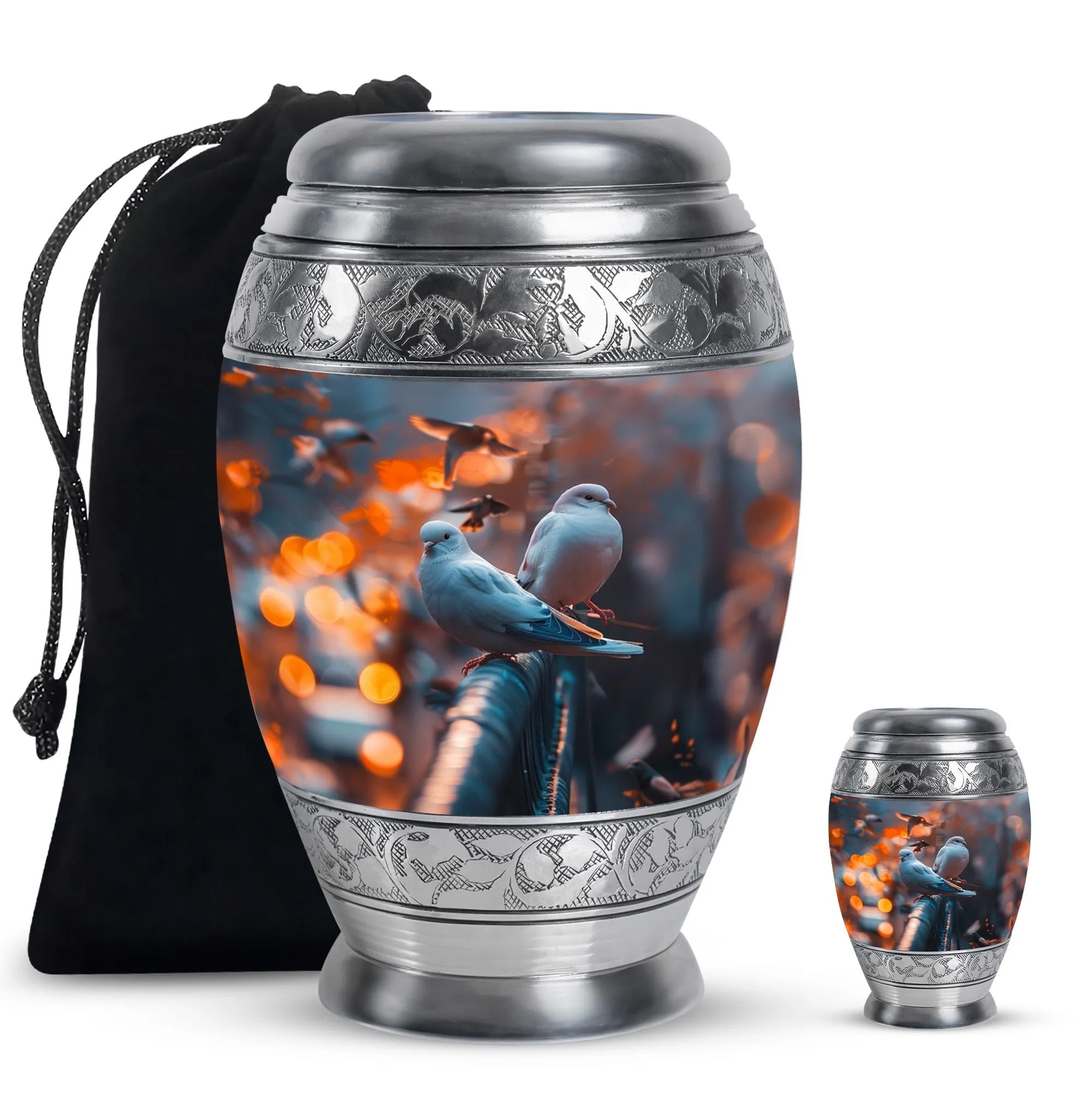 Dove Cremation Urn For Ashes Adult Male Memorial & Funeral Urn