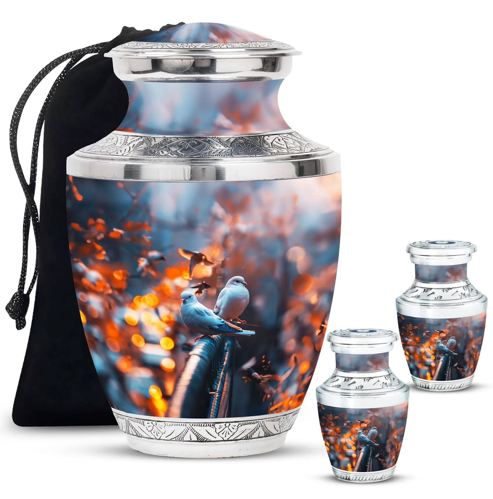 Dove Cremation Urn For Ashes Adult Male Memorial & Funeral Urn