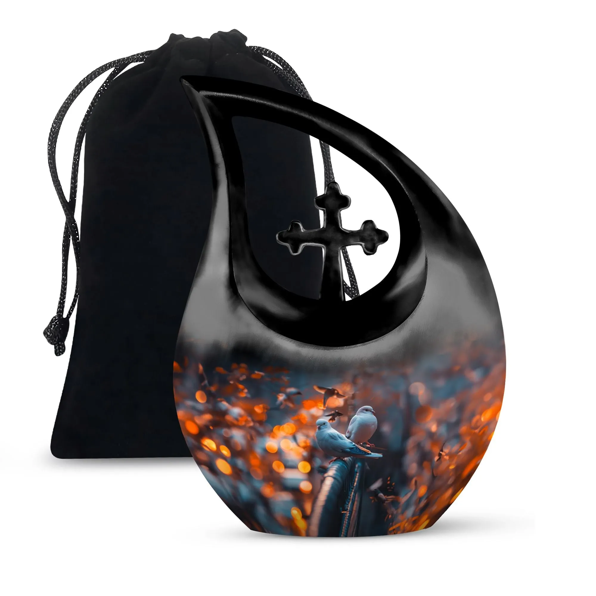Dove Cremation Urn For Ashes Adult Male Memorial & Funeral Urn