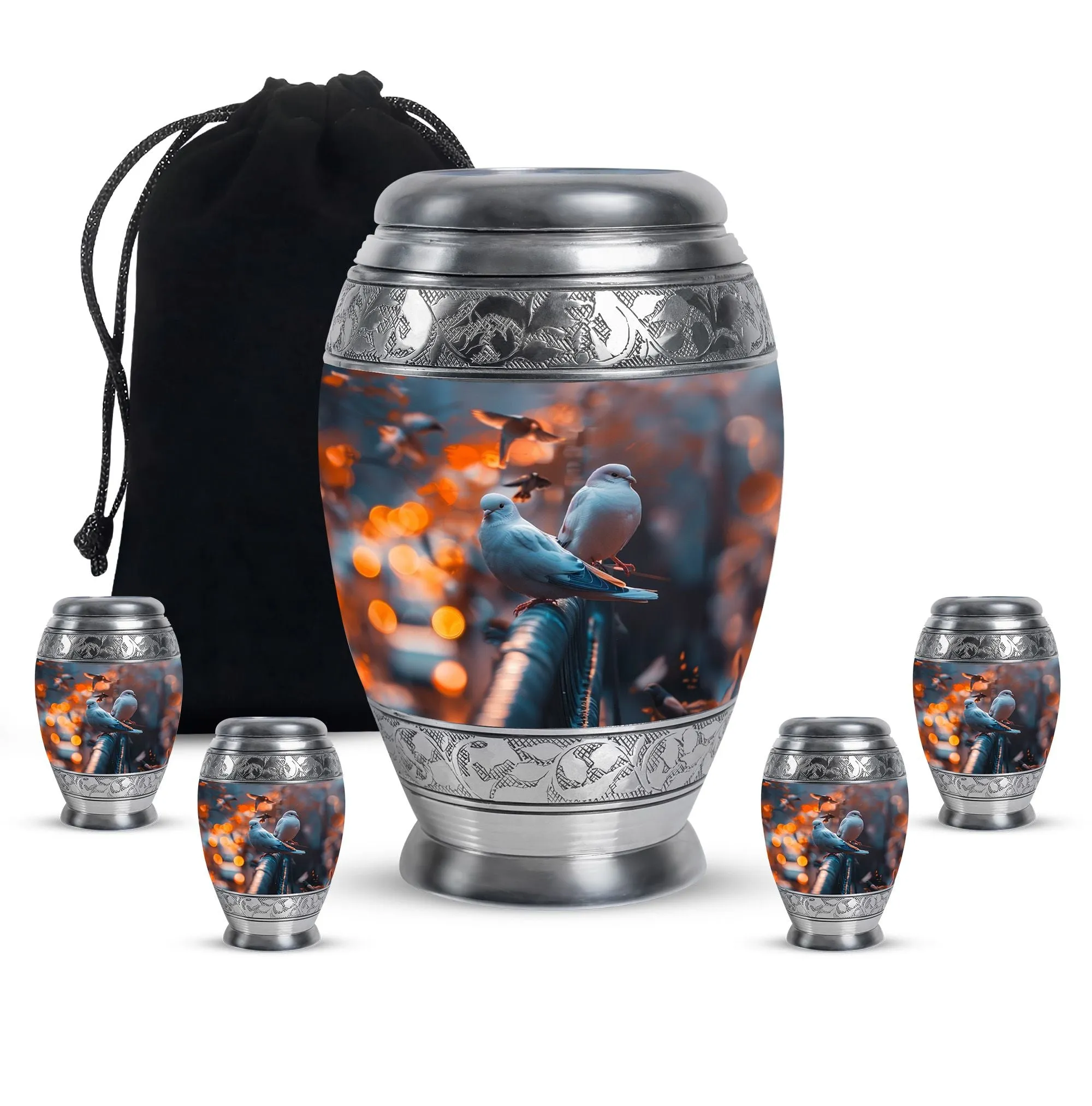 Dove Cremation Urn For Ashes Adult Male Memorial & Funeral Urn