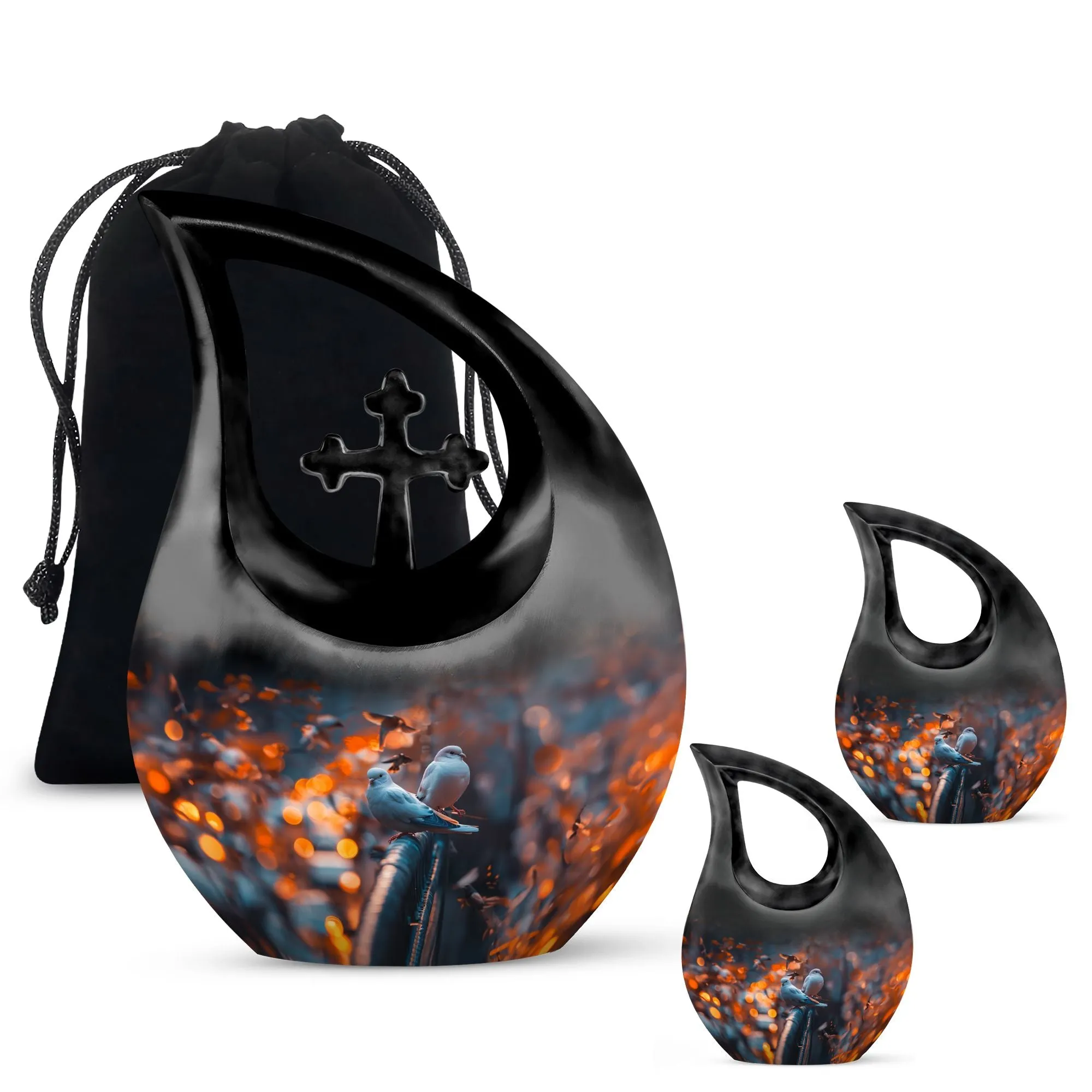 Dove Cremation Urn For Ashes Adult Male Memorial & Funeral Urn