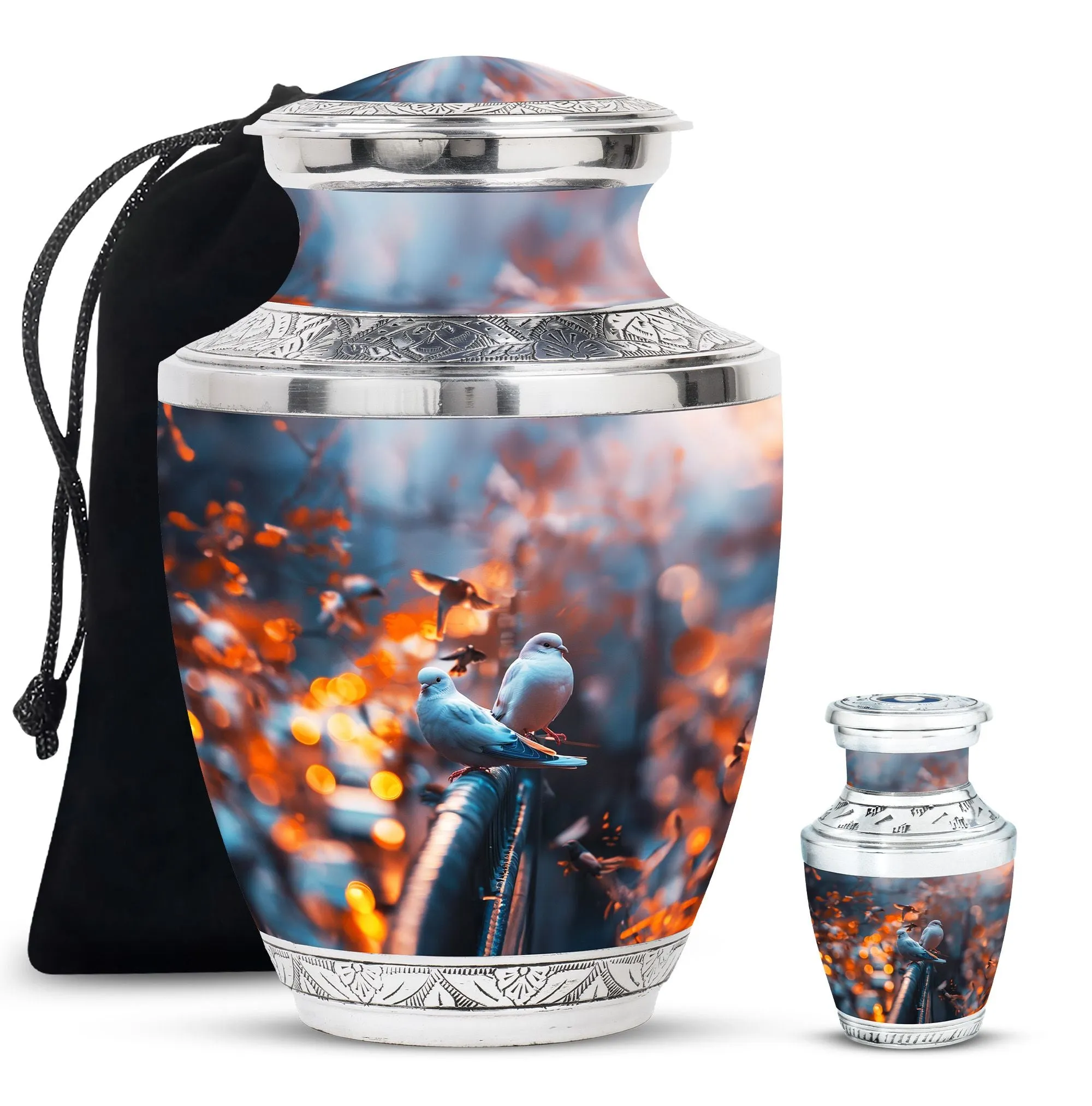 Dove Cremation Urn For Ashes Adult Male Memorial & Funeral Urn