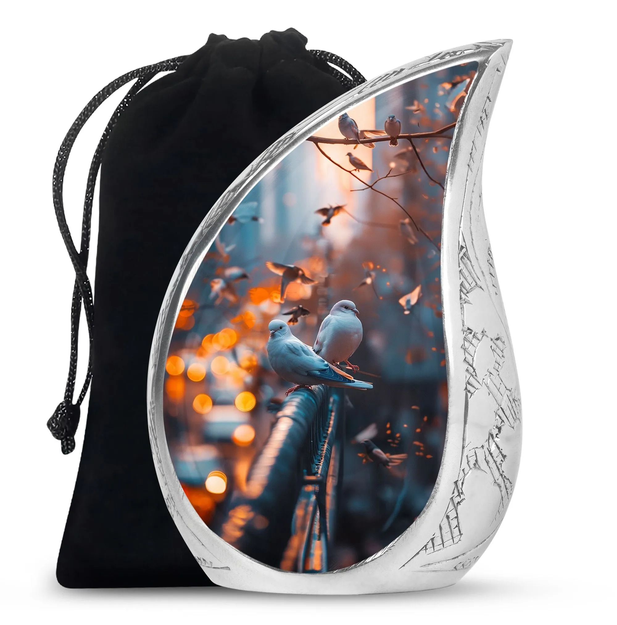 Dove Cremation Urn For Ashes Adult Male Memorial & Funeral Urn