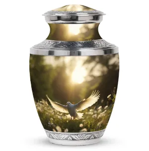 Dove Cremation Urn: Personalized Memorial Urn For Funeral Decor