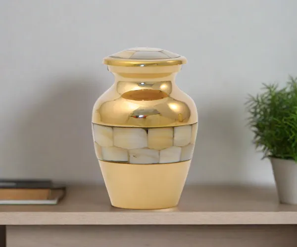 Elite Mother of Pearl Keepsake Urn