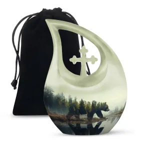 Extra Large Bear Urn: A Sublime Commemoration with Memorial Urn