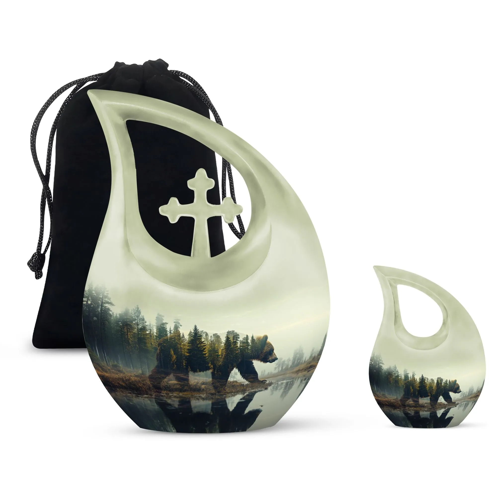 Extra Large Bear Urn: A Sublime Commemoration with Memorial Urn