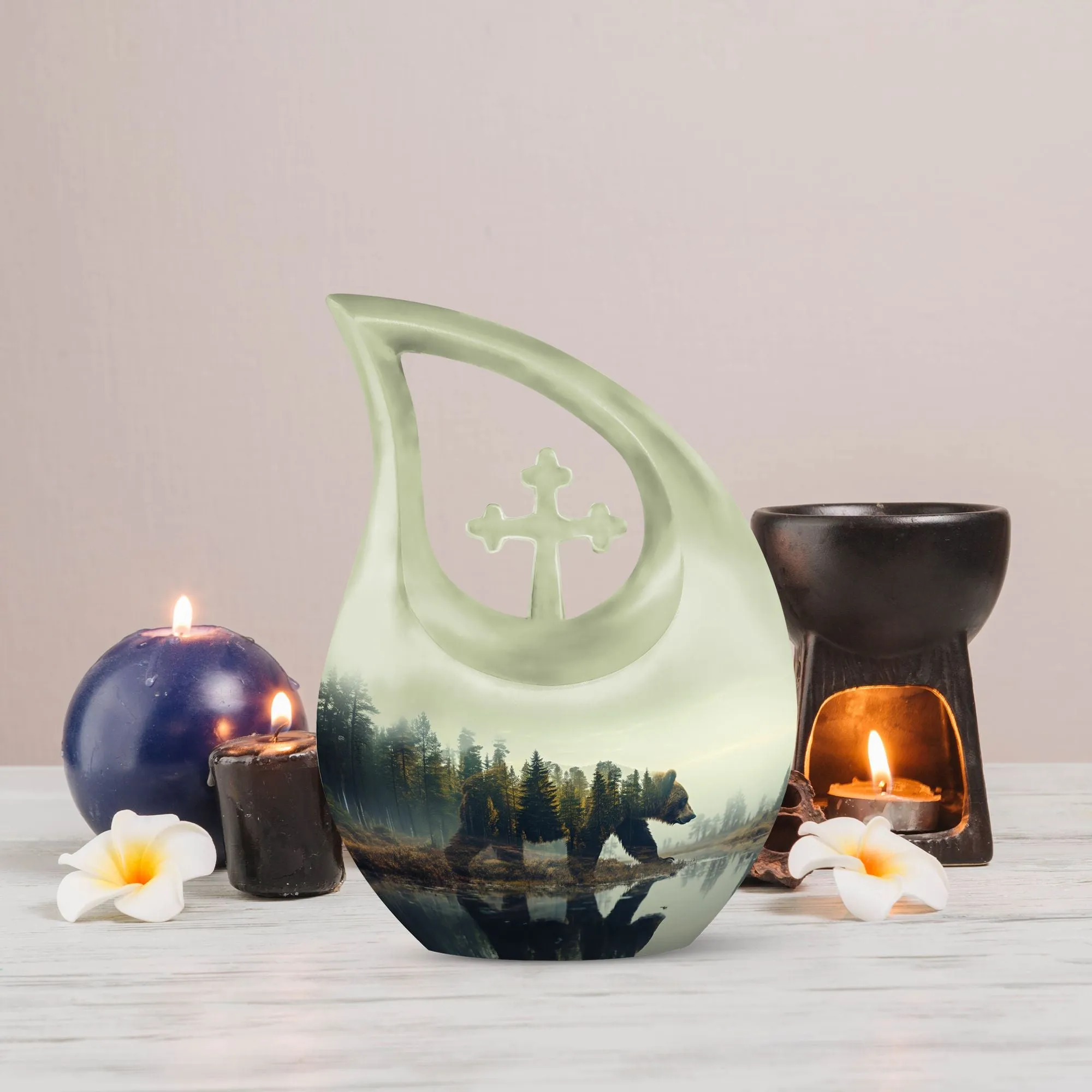 Extra Large Bear Urn: A Sublime Commemoration with Memorial Urn
