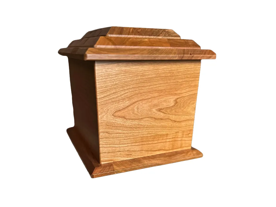 Extra Large Hand-Carved Cardinal Wooden Urn