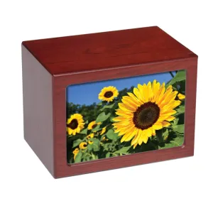 EXTRA LARGE Photo Frame Urn PY06 - Sunflowers