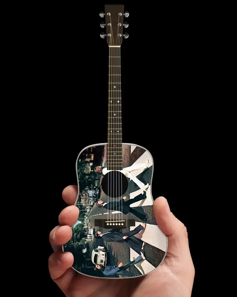 Fab Four 'Fully Licensed' Abbey Road Mini Acoustic Guitar Model