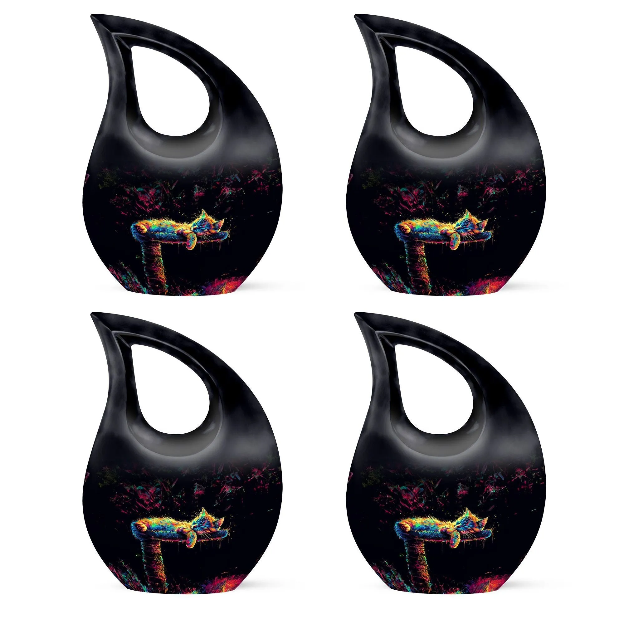 Feline Farewell: Cross Drop Cat Urn For Lovingly Cremated Remains