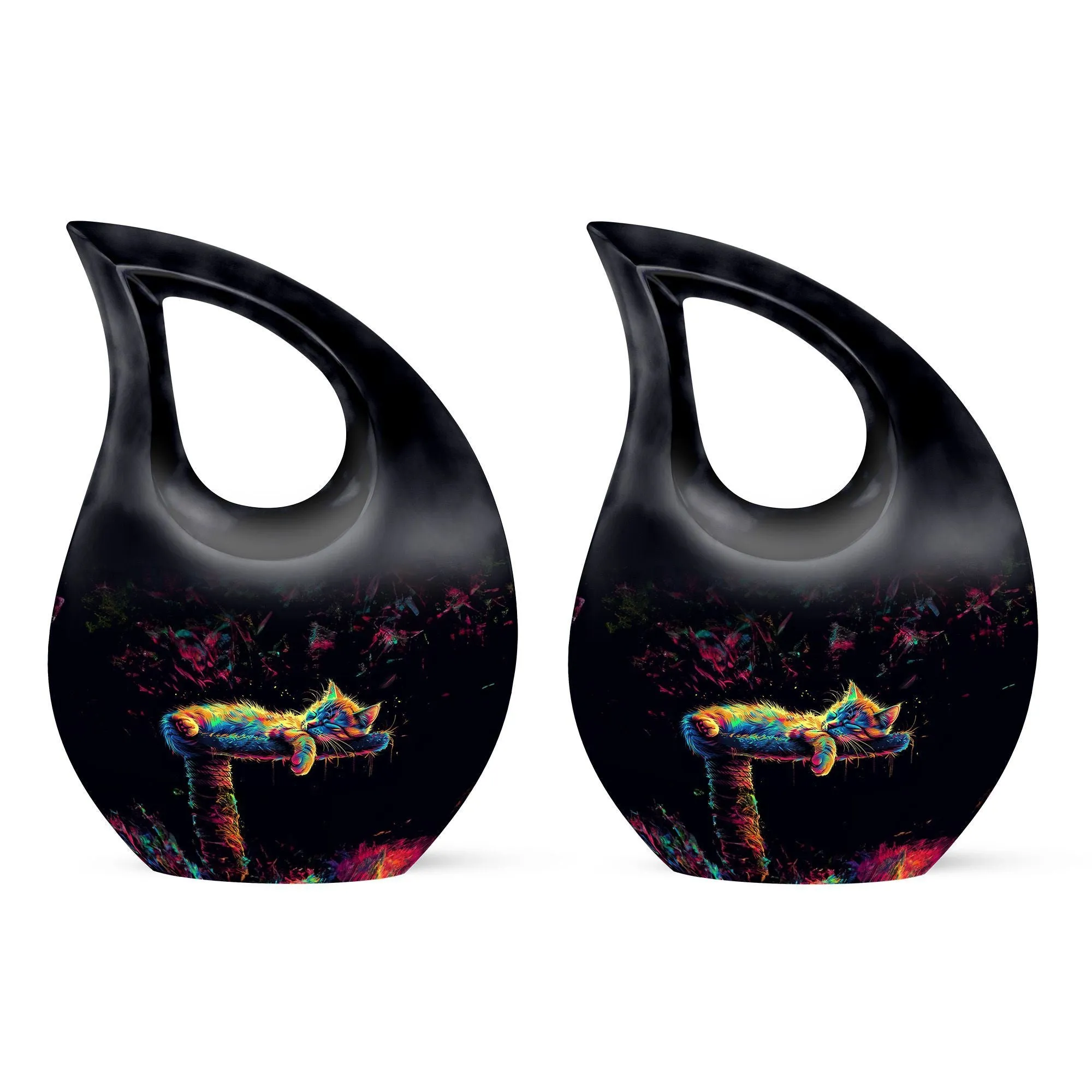 Feline Farewell: Cross Drop Cat Urn For Lovingly Cremated Remains