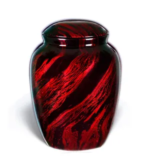 Fiberglass Royal Red Adult Cremation Urn