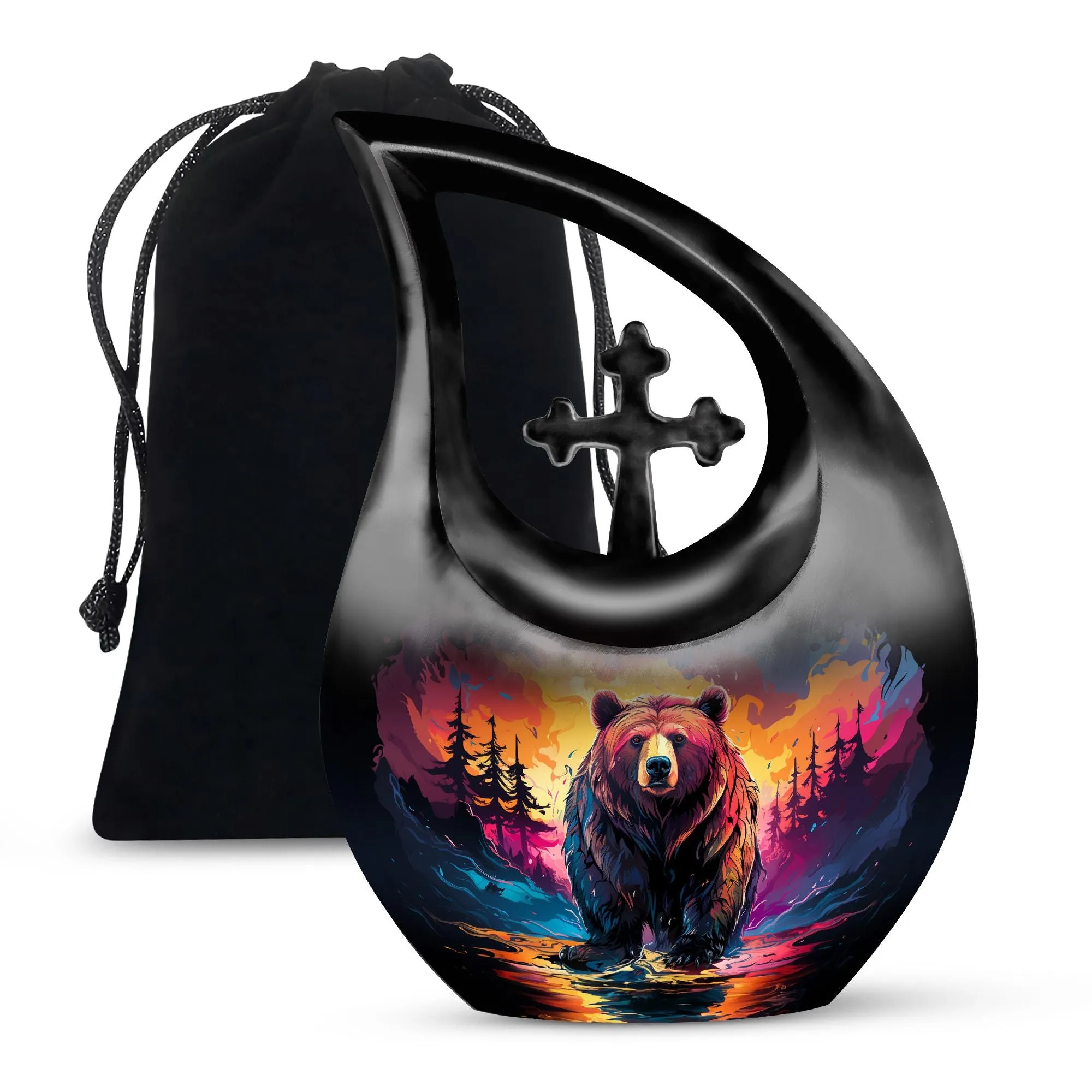 Grizzly Bear Urn: Keepsake Cremation Urn For Human Ashes