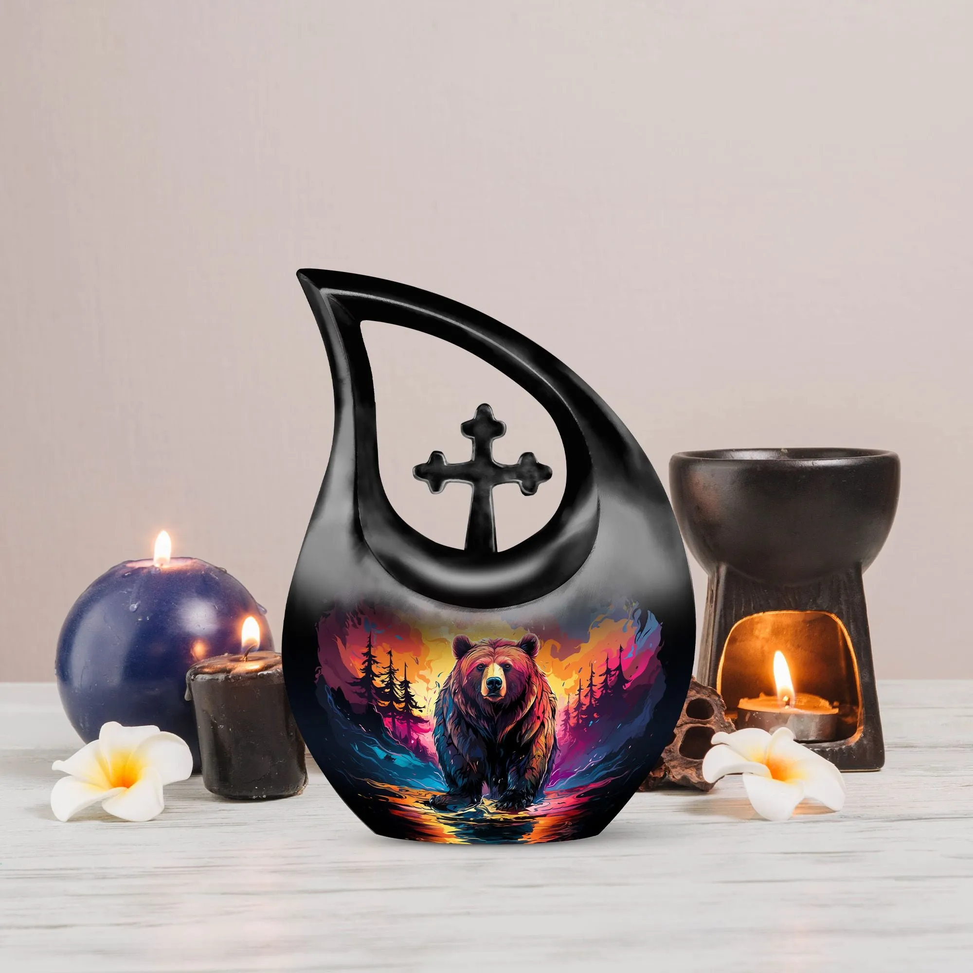 Grizzly Bear Urn: Keepsake Cremation Urn For Human Ashes