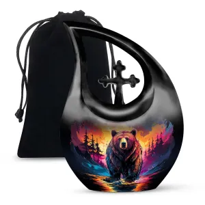 Grizzly Bear Urn: Keepsake Cremation Urn For Human Ashes