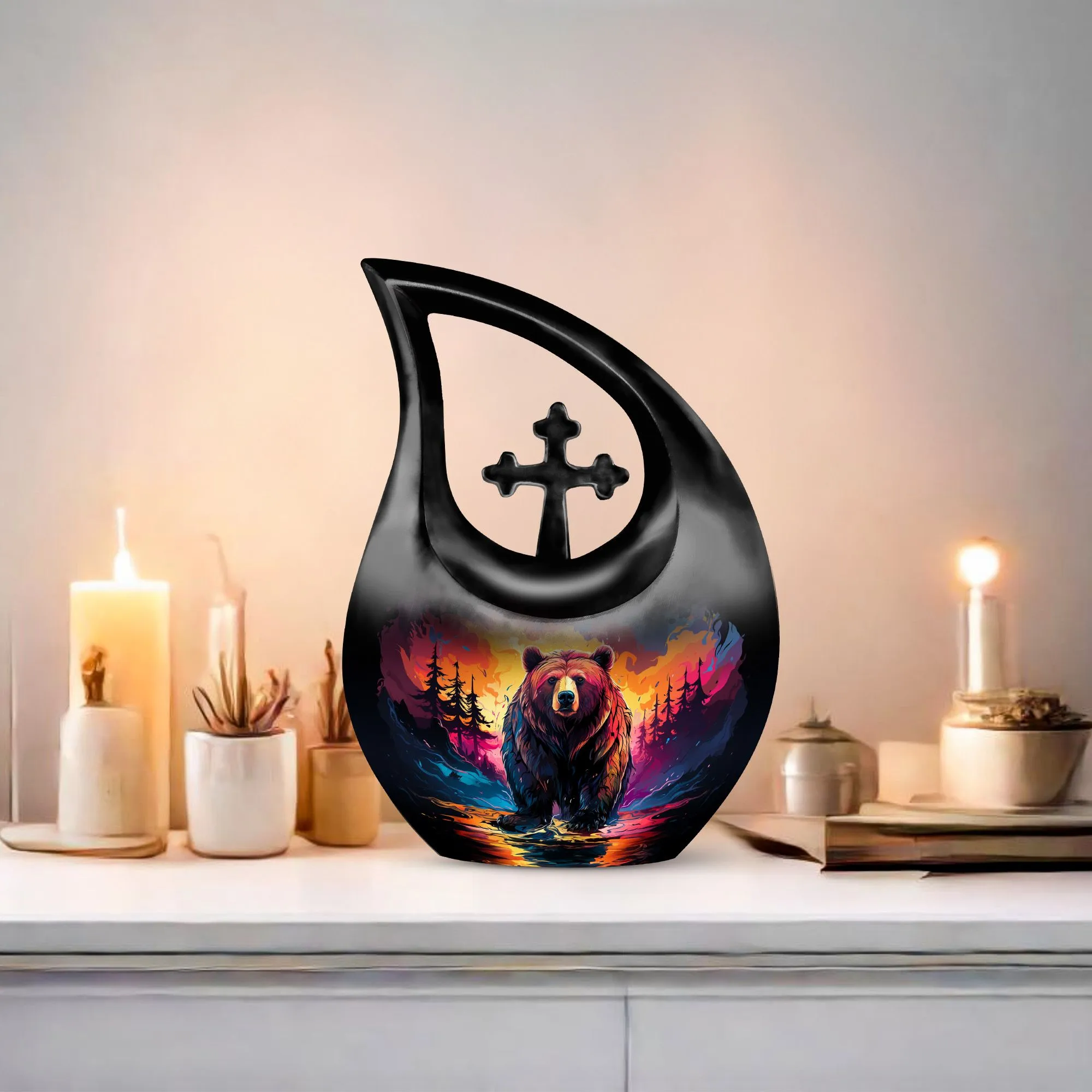 Grizzly Bear Urn: Keepsake Cremation Urn For Human Ashes