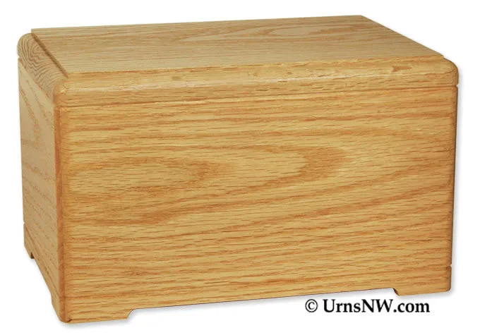 Hamilton Solid Wood Cremation Urn Made in the USA