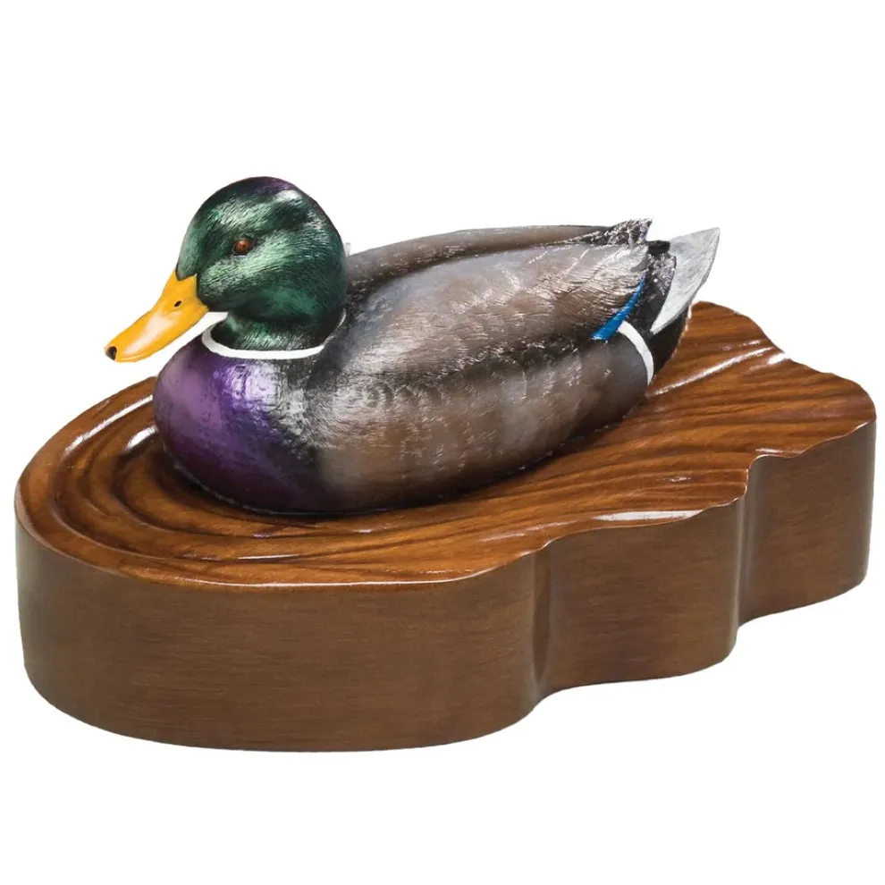 Heirloom Mallard Duck Cremation Urn