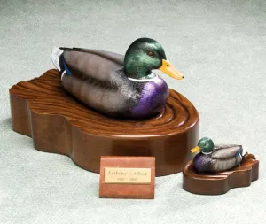 Heirloom Mallard Duck Cremation Urn