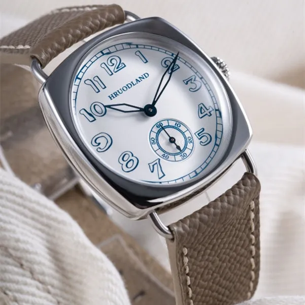 hruodland F028 ST1701S quare Mechanical Watch