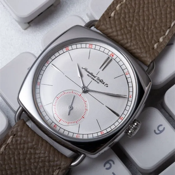 hruodland F028 ST1701S quare Mechanical Watch