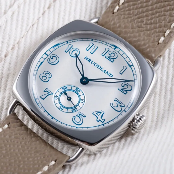 hruodland F028 ST1701S quare Mechanical Watch
